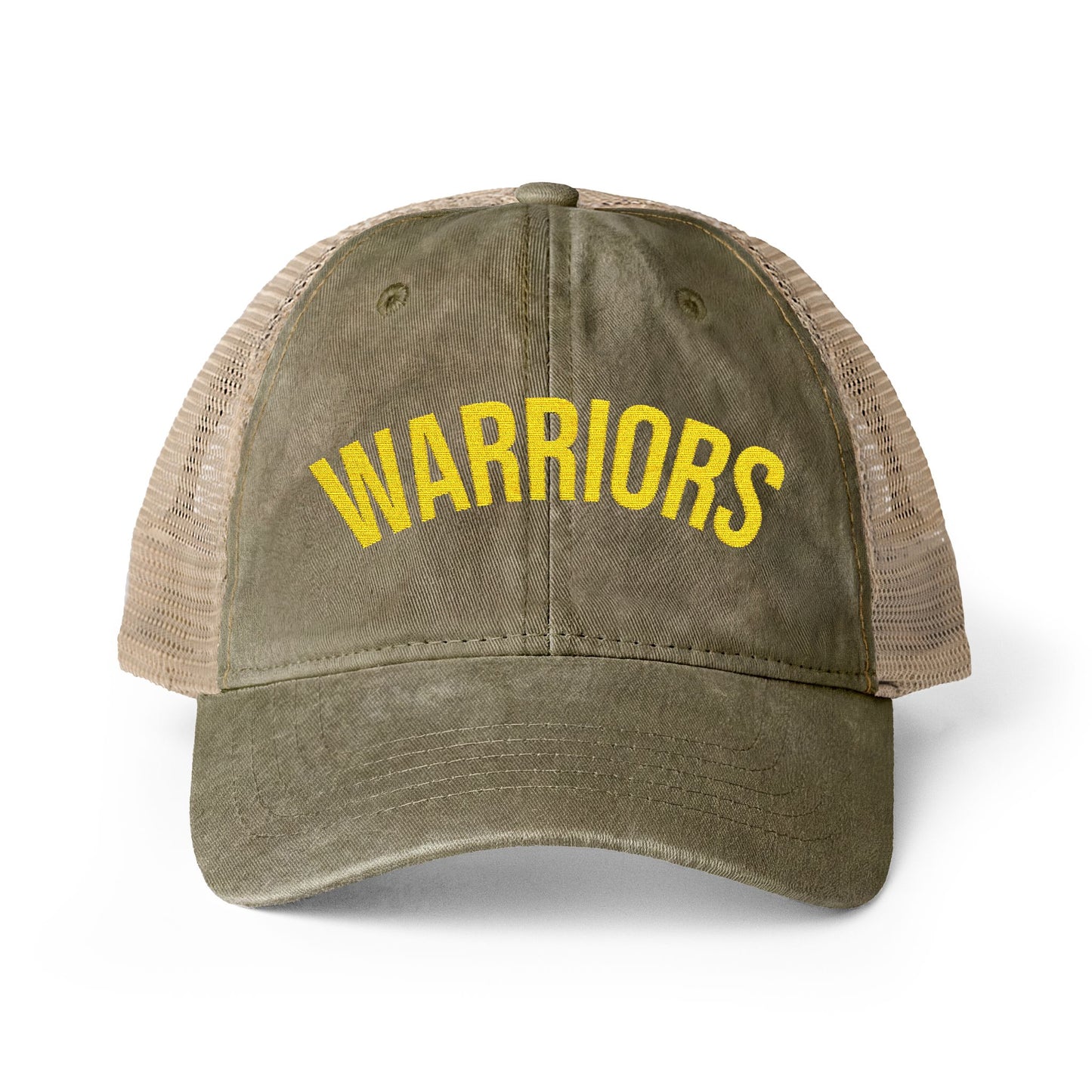 Warriors | Women's Washed Mesh-Back Cap