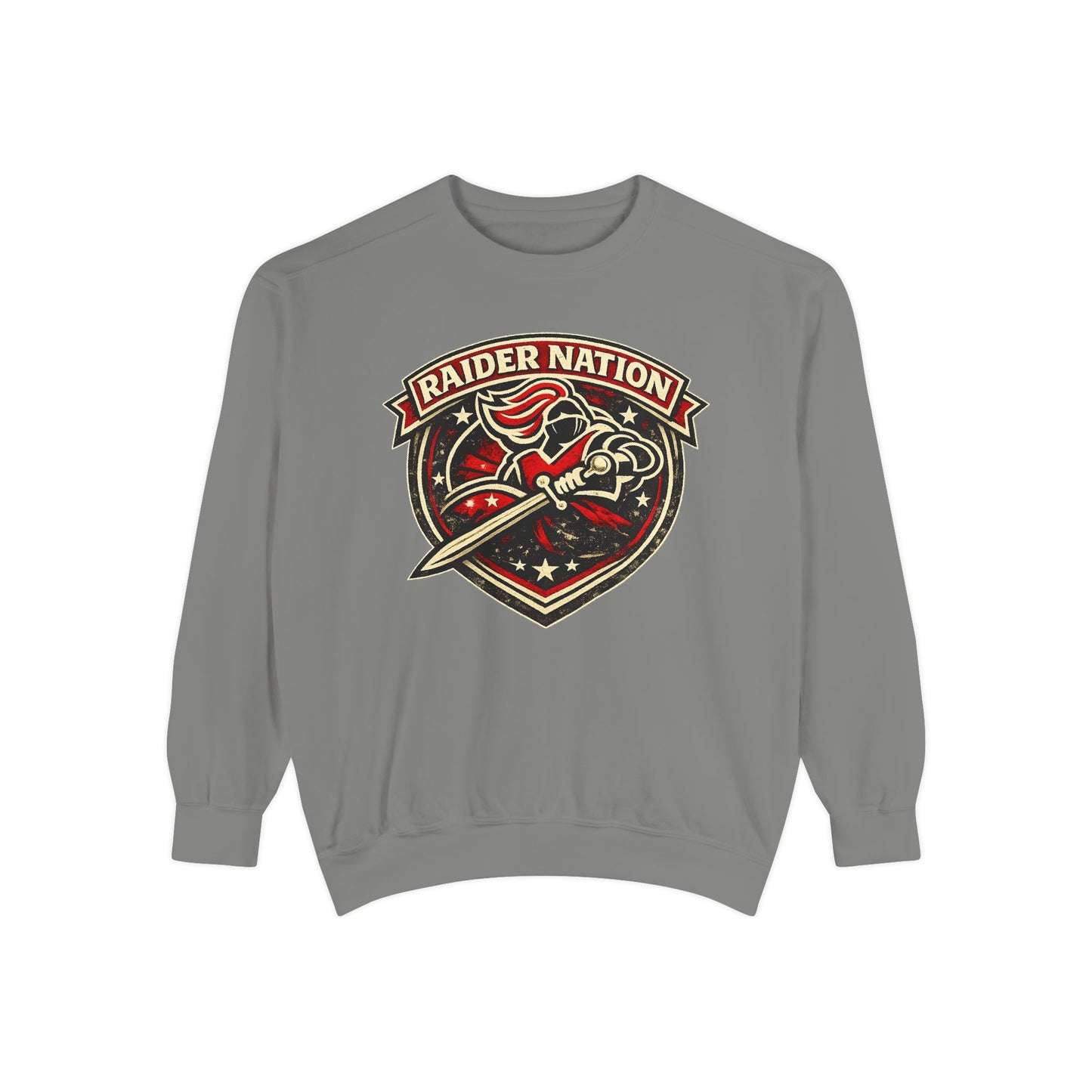 Raider Nation Crest Sweatshirt – Comfort Colors