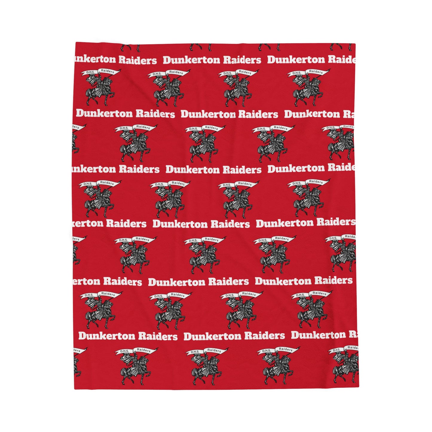 Dunkerton Raiders Vintage - Velveteen Plush Blanket