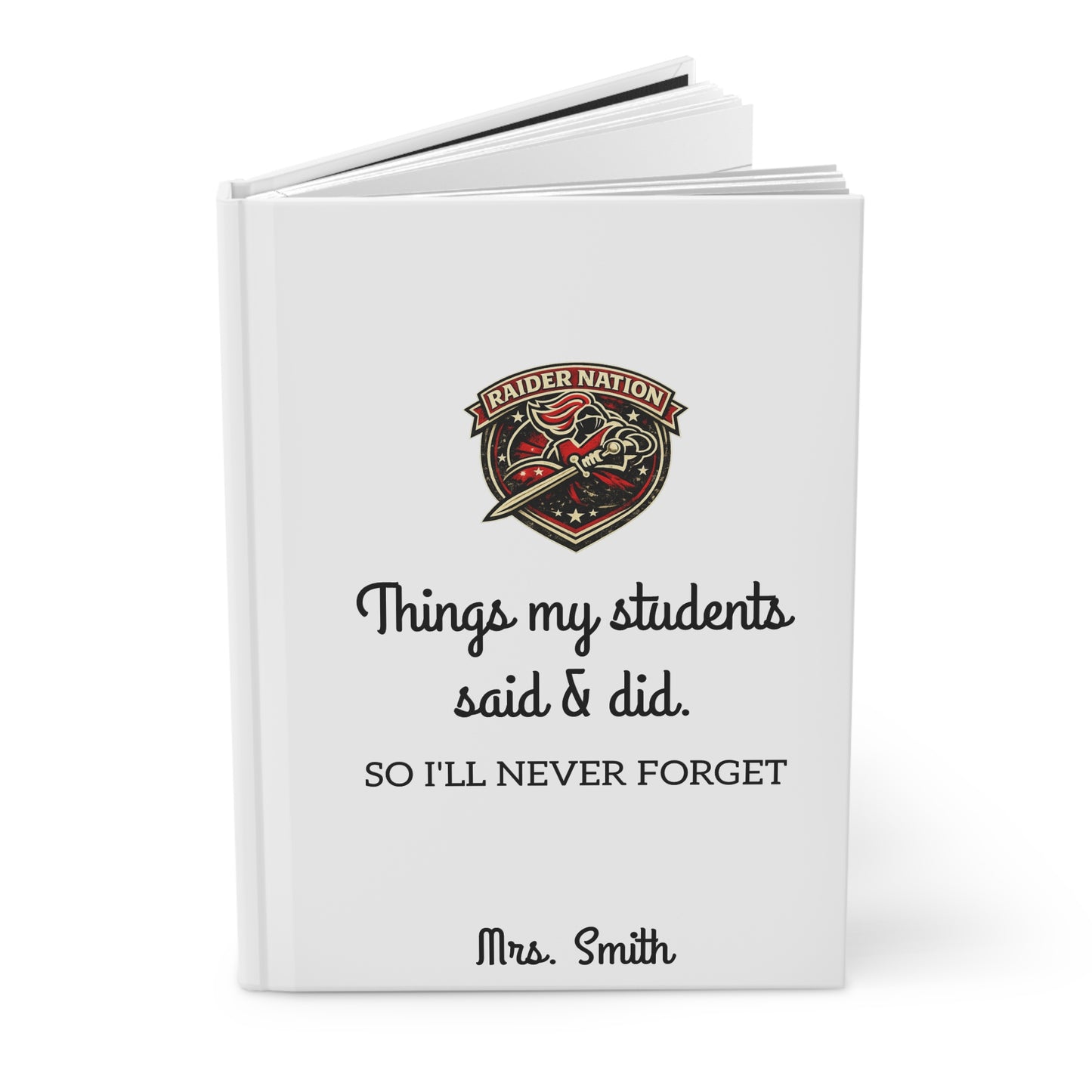 Dunkerton "Things My Students Said & Did" Personalized Teacher Memory Book